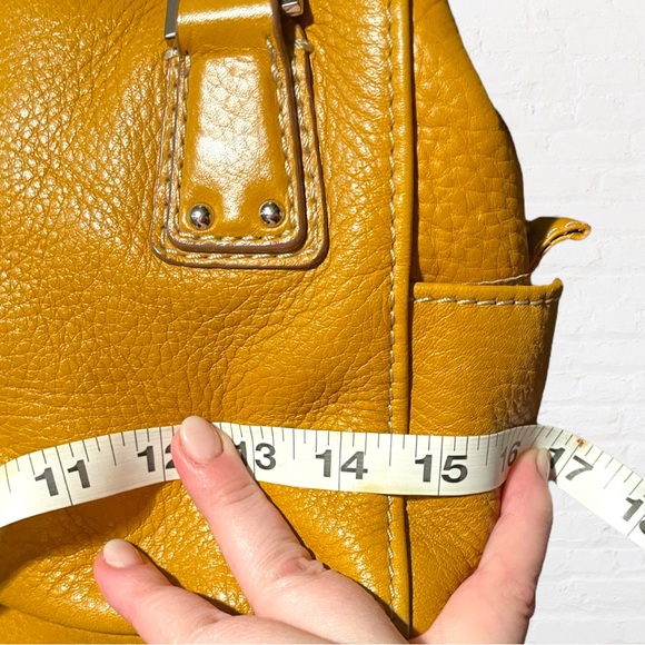 FOSSIL | Genuine Pebbled Leather | Blackburn Satchel Handbag - Picture 11 of 15